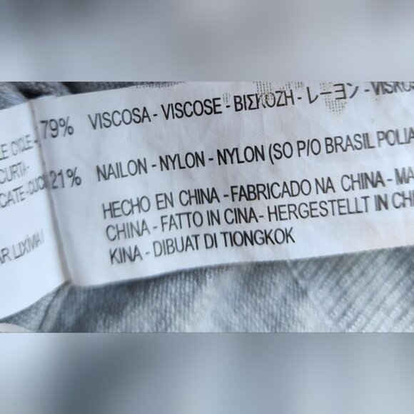 Zara Mens Basic Lightweight Viscose Gray Long Sleeve V-Neck Sweater Size Small - Picture 5 of 6